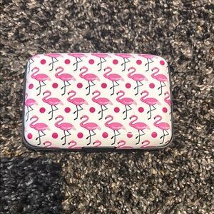 Flamingo Pattern Card Holder